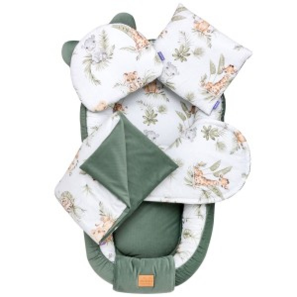 5 delni komplet Jukki Comfort Velvet Savanna Fun